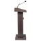 Oklahoma Sound Orator Lectern and Rechargeable Battery Wireless Tie Clip/Lavalier Mic, Ribbonwood M800X-RW/LWM-6 - alternate 5